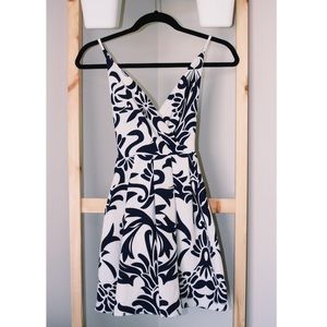 the paisley cross-back dress